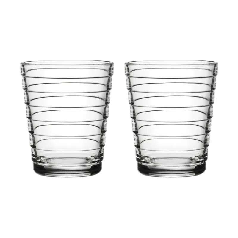 Aino Aalto Wasserglas 22cl im 2er Pack Klar de Iittala – photo du produit