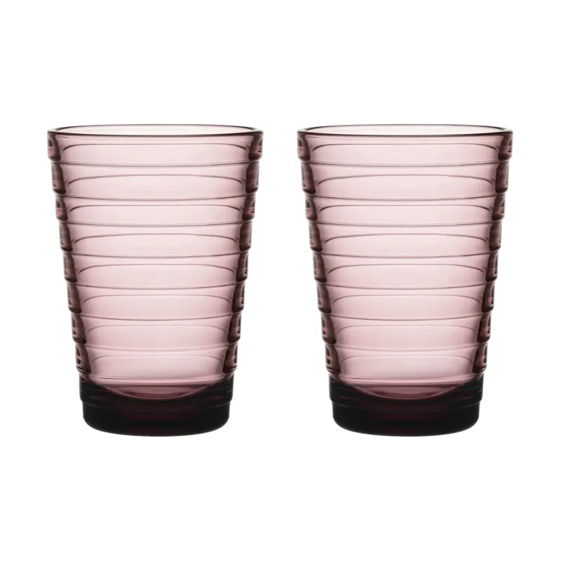 Aino Aalto Wasserglas 33cl im 2er Pack Heide de Iittala – photo du produit