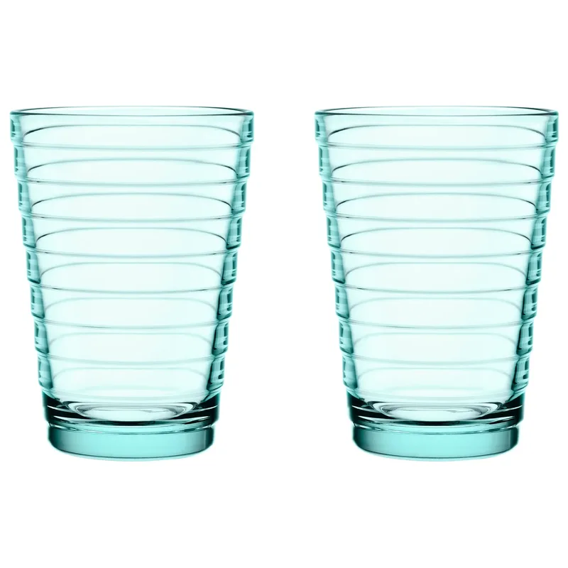 Aino Aalto Wasserglas 33cl im 2er Pack Wassergrün by Iittala – product photo