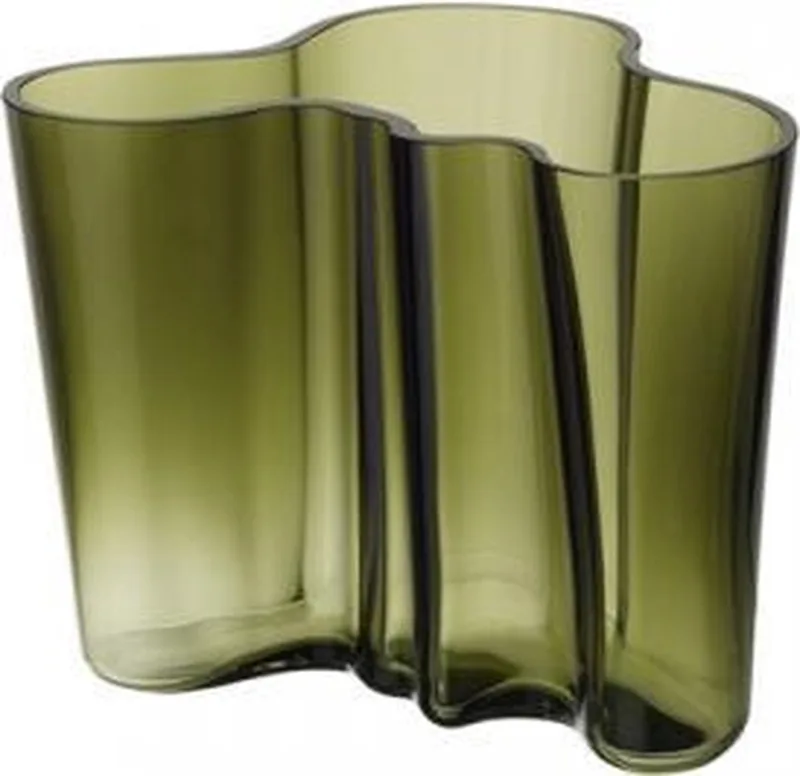 Alvar Aalto collection Vaas 16 cm van Iittala in Mosgroen – productfoto