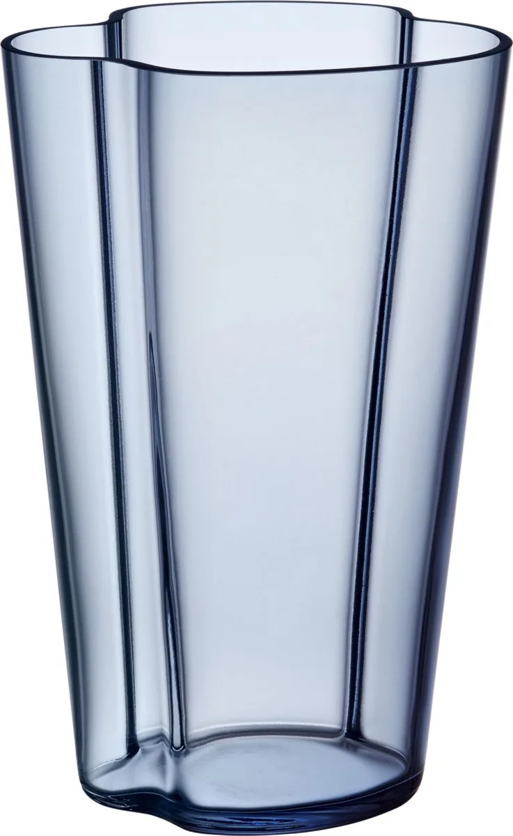 Alvar Aalto Collection Vaas - 220 mm - Regenblauw de Iittala en Blauw – photo du produit