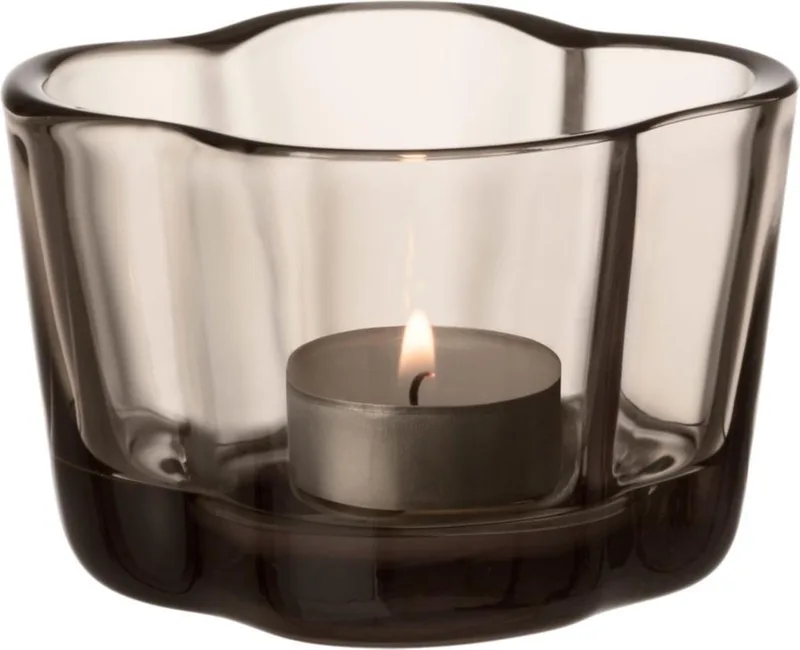Alvar Aalto - Waxinelichthouder by Iittala in Linnen – product photo