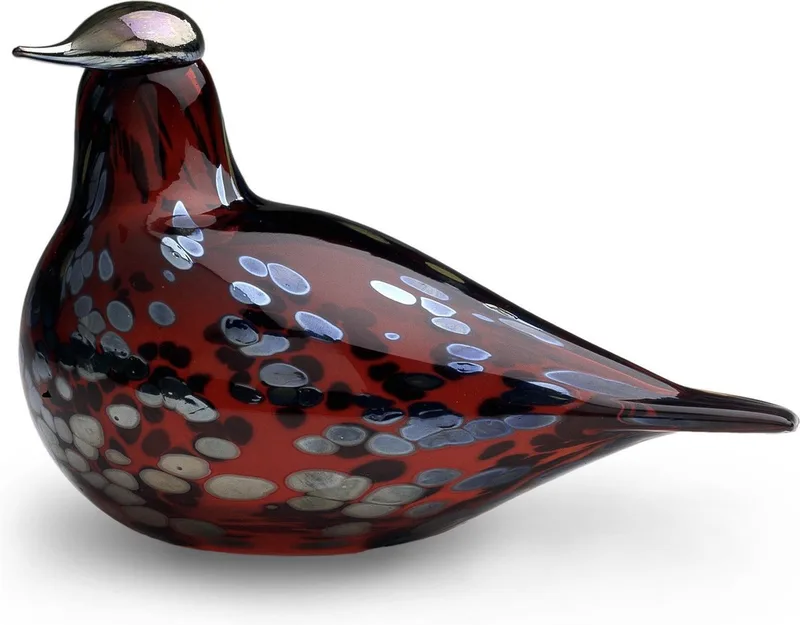 Birds by Toikka - Ruby bird - Cranberry van Iittala in Rood – productfoto
