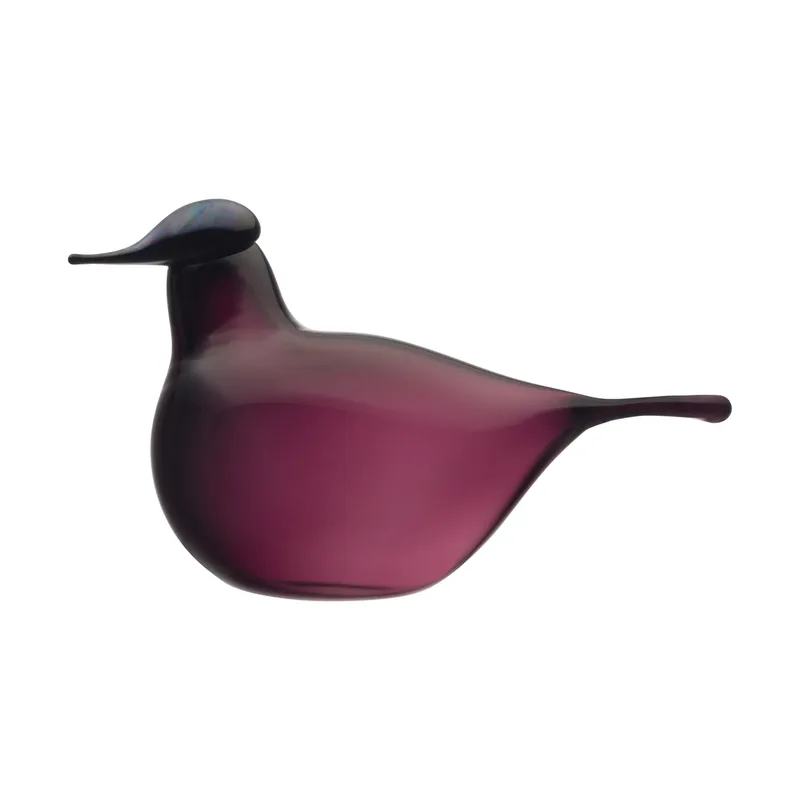 Chiffchaff Glasvogel Lila, 13x8 cm van Iittala – productfoto