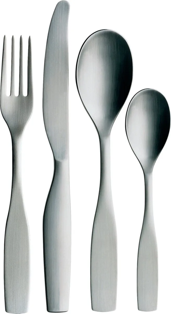 Citterio 98 Bestekset 6 persoons – Bestek 24-delig – RVS – Vaatwasserbestendig de Iittala en Zilver – photo du produit