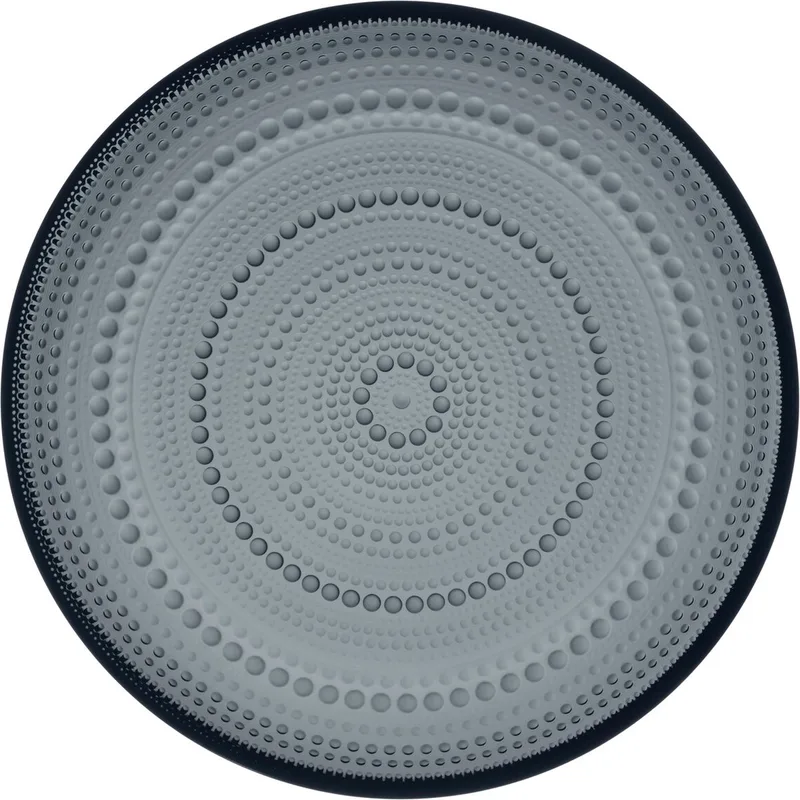 Dinerbord Kastehelmi Donkergrijs ø 25 cm de Iittala en Grijs – photo du produit
