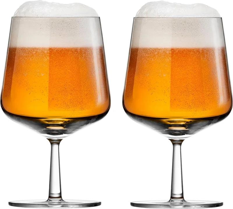 Essence - Bierglazen Speciaalbier - Bierglas op Voet - 48 cl – Set van 2 Glazen von Iittala in Transparant – Produktfoto