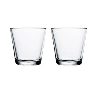 Glas Trinkglas 2er-Set 0,21 l Kartio Klar, 1-tlg., Glas, Trinkglas, Ø8cm, Glas, klar by Iittala in White – product photo 1 of 3