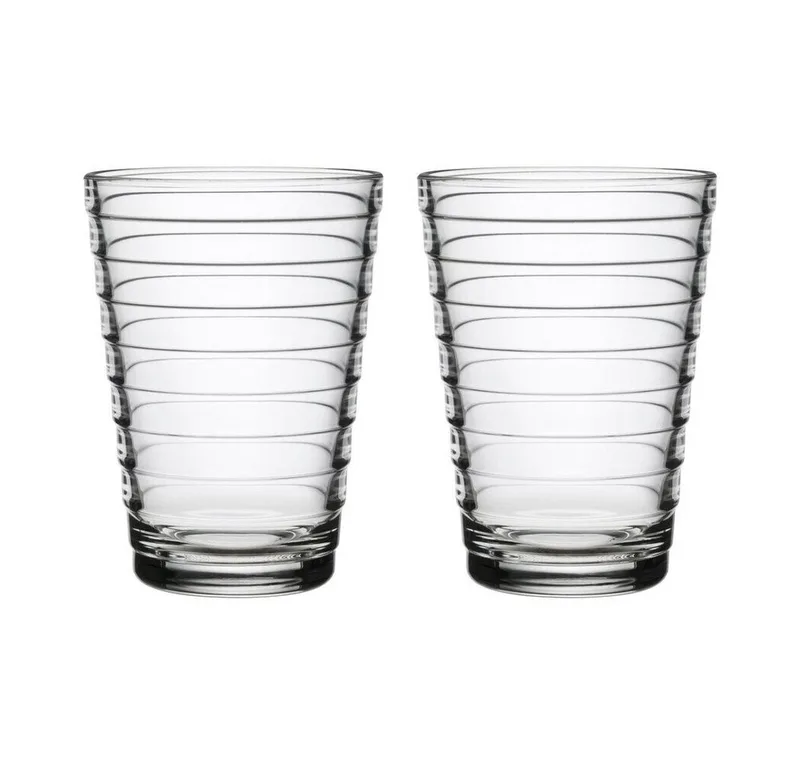 Glas Trinkglas 2er-Set 0,33 l Aino Aalto Klar, Glas de Iittala – photo du produit