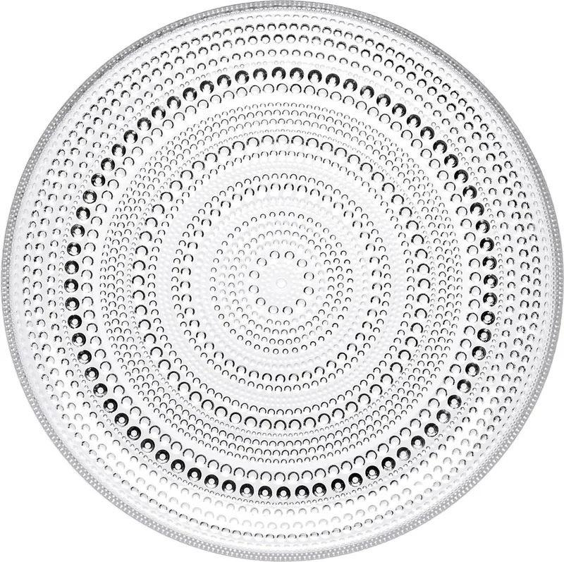 Kastehelmi Bord - 31,5 cm - Helder från Iittala i Transparant – produktbild