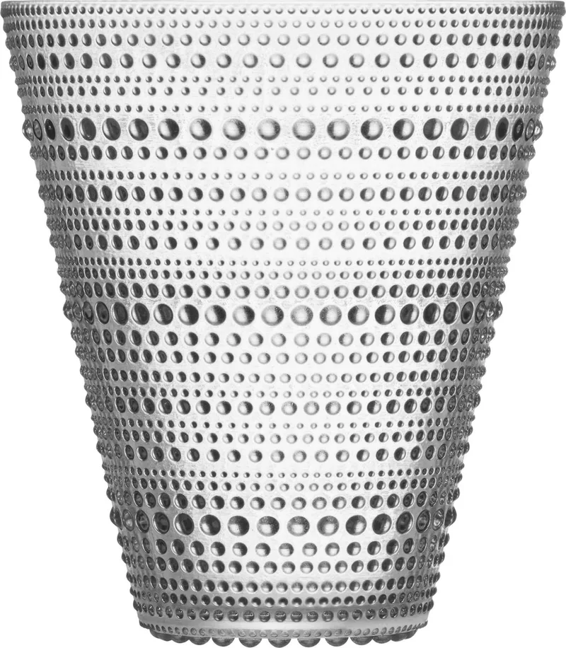 Kastehelmi - Glazen Vaas - Bloemenvaas Binnen - Transparant - 154 mm by Iittala in Helder – product photo