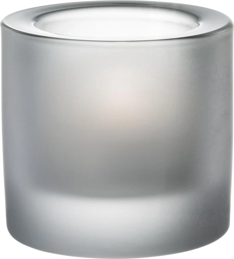 Kivi Theelichthouder / Kaarshouder / Waxinelichthouder Glas - Sfeerlicht - 60mm - 1 Stuk by Iittala in Mat – product photo