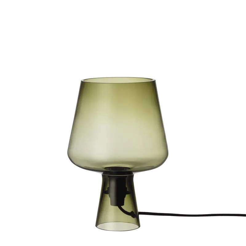 Leimu Tischleuchte 240 x 165mm Moosgrün från Iittala – produktbild