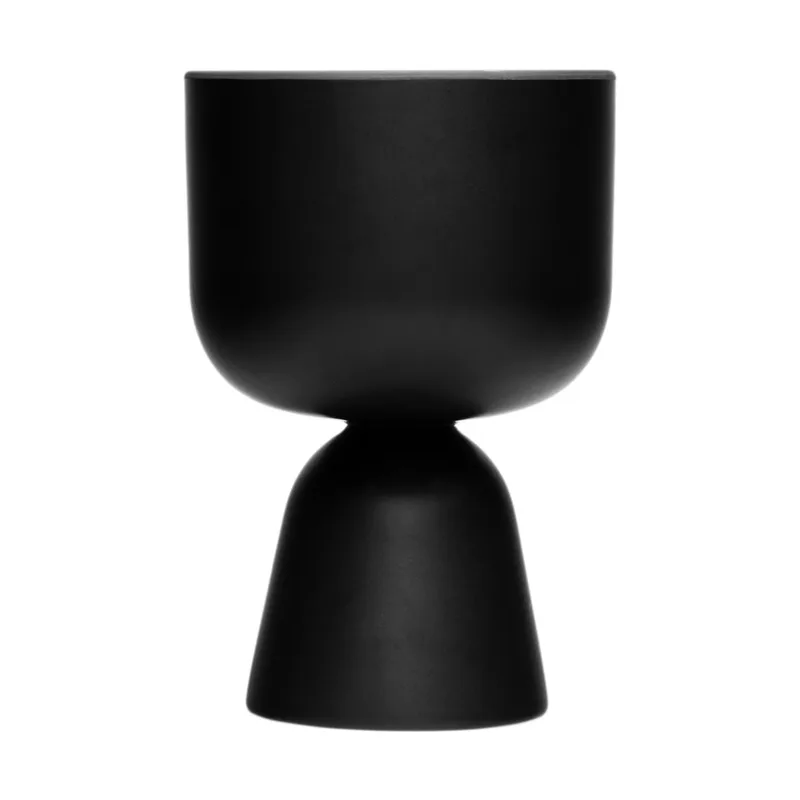 Nappula Blumentopf Matt schwarz, 19x12,5 cm by Iittala – product photo