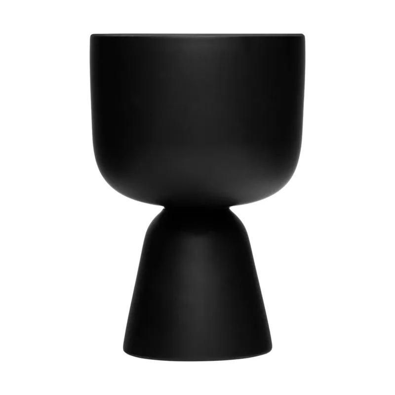 Nappula Blumentopf Matt schwarz, 23x15,5 cm by Iittala – product photo