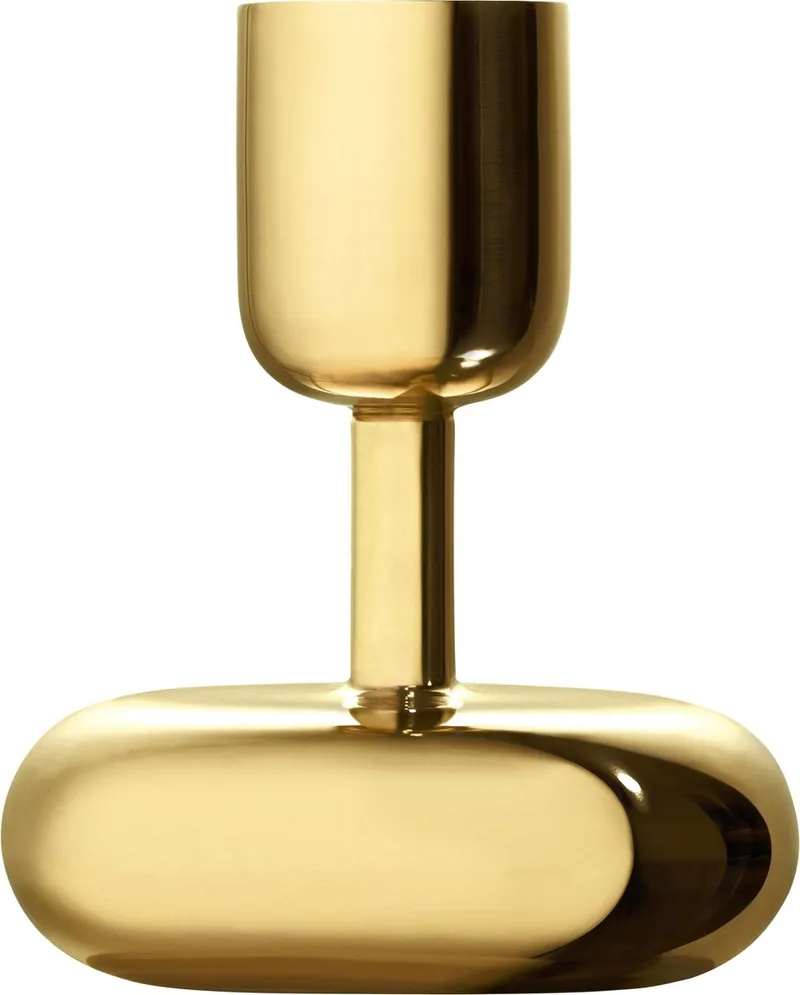 Nappula Kandelaar – Kaarsenhouder goudkleurig– Kaarsenstandaard - 107mm de Iittala en Koper – photo du produit