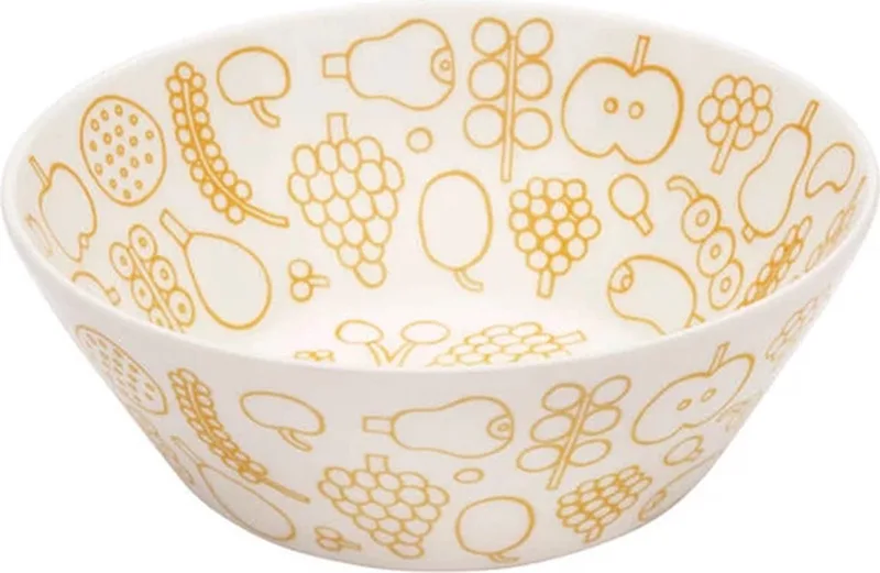 Oiva Toikka Collect Frutta bowl 15cm von Iittala in Geel – Produktfoto