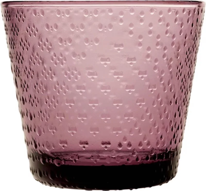 Oiva Toikka Tundra glas 29cl set van 2 calluna de Iittala en Rood – photo du produit