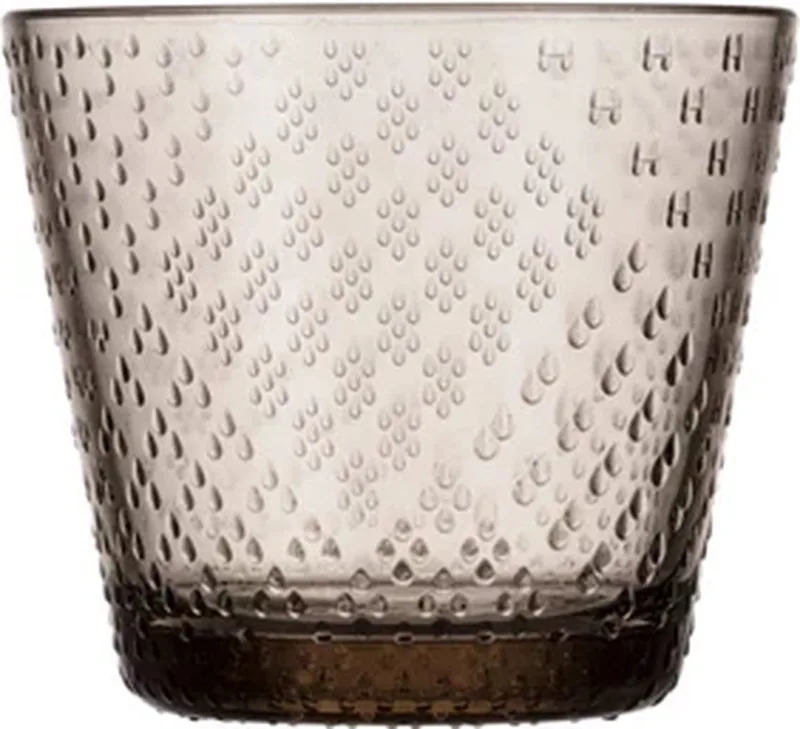 Oiva Toikka Tundra glas 29cl set van 2 linen von Iittala in Bruin – Produktfoto