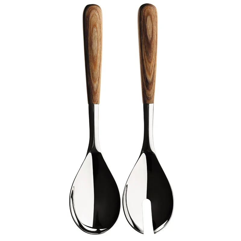 Piano Servierbesteck 2 Teile Edelstahl-Holz från Iittala – produktbild