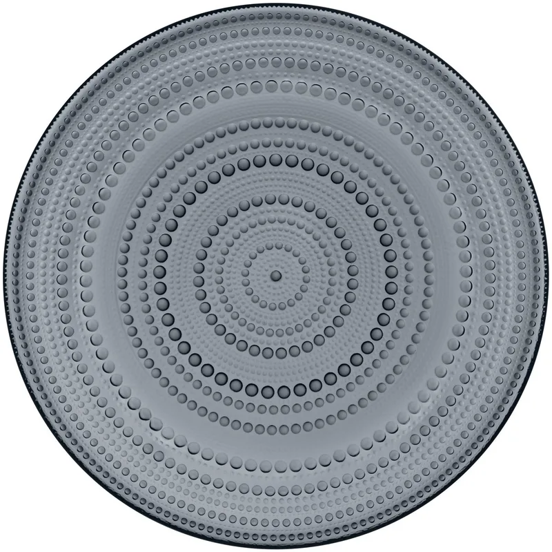 Pizzabord / Onderbord Kastehelmi Donkergrijs ø 31.5 cm de Iittala en Grijs – photo du produit
