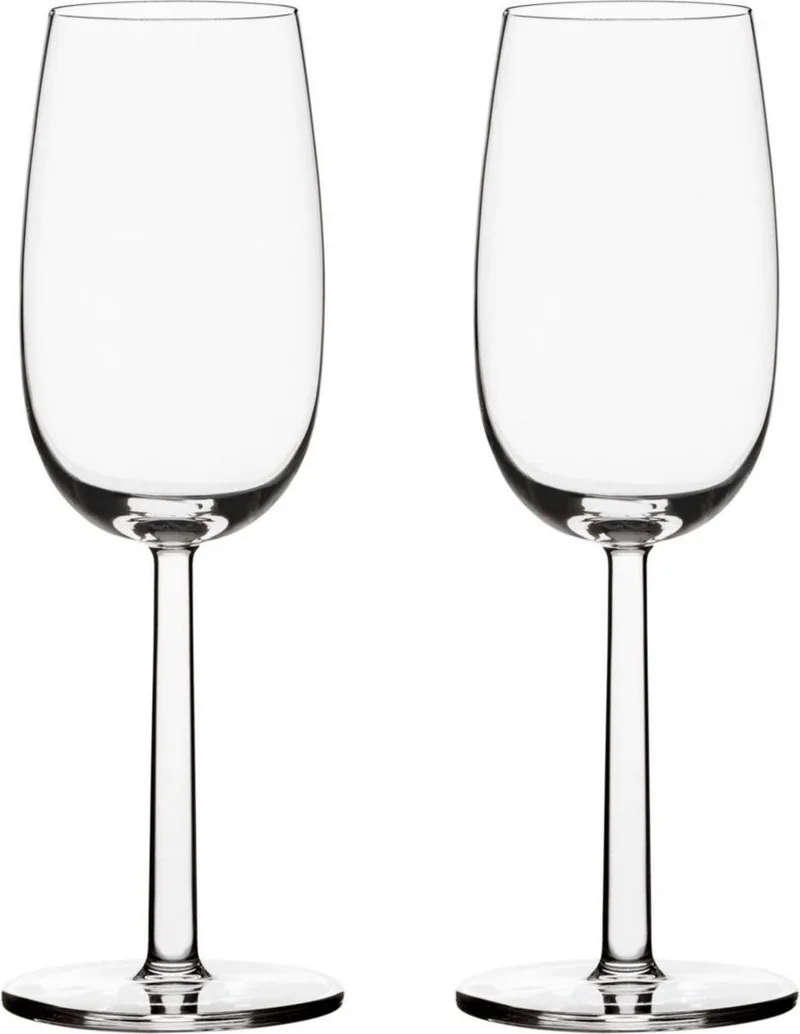 Raami Champagneglazen set – 24 cl – Set van 2 de Iittala en Transparant – photo du produit
