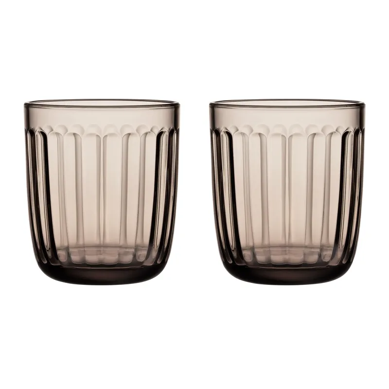 Raami Wasserglas 26 cl 2er-Pack Leinen by Iittala – product photo