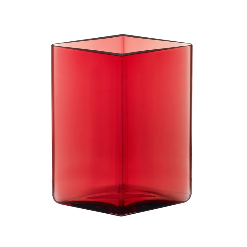 Ruutu Vase 11,5 x 14cm Preiselbeer fra Iittala – produktbillede