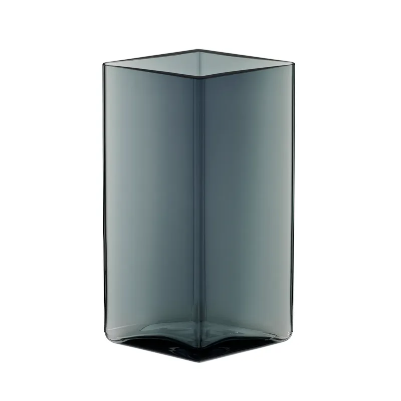 Ruutu Vase 11,5 x 18cm Grau fra Iittala – produktbillede
