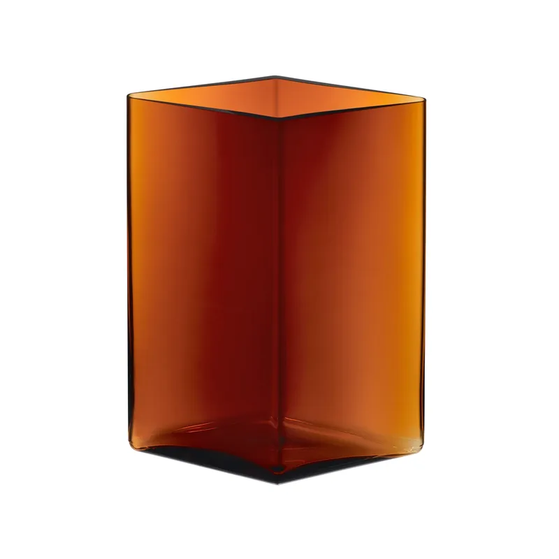 Ruutu Vase 20,5 x 27cm Kupfer by Iittala – product photo