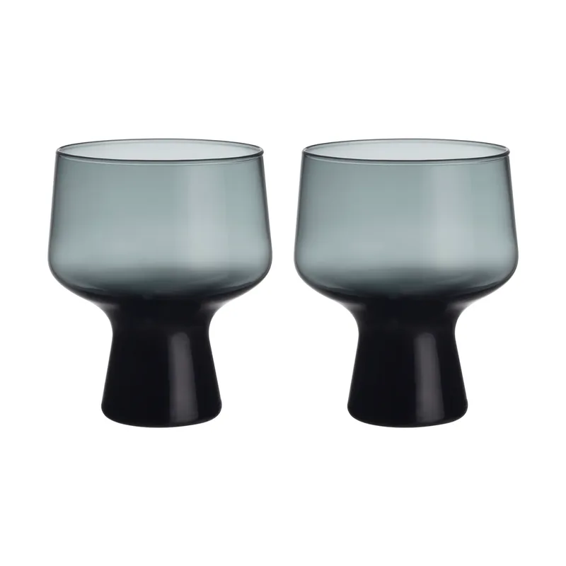 Solare Kelch 29 cl 2er-Pack Stahlgrau de Iittala – photo du produit