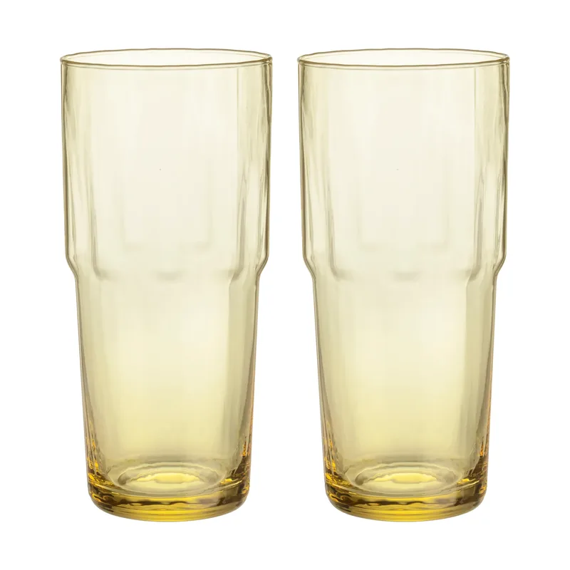 Solare Trinkglas hoch 39 cl 2er-Pack Feuergelb van Iittala – productfoto