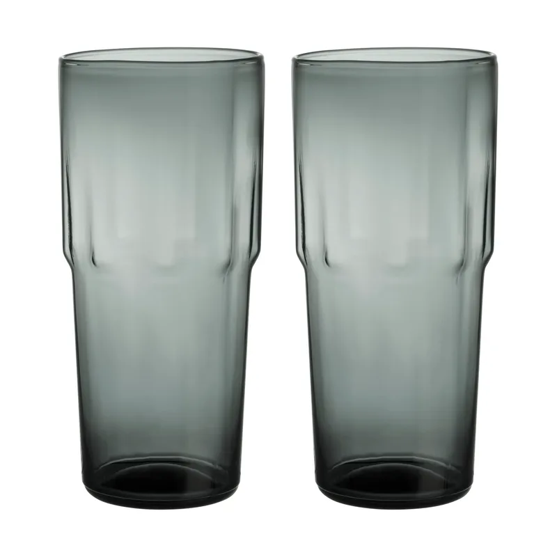 Solare Trinkglas hoch 39 cl 2er-Pack Stahlgrau by Iittala – product photo