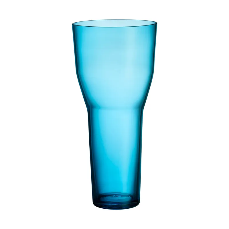 Solare Vase hoch Ø12x26 cm Electric Blue van Iittala – productfoto