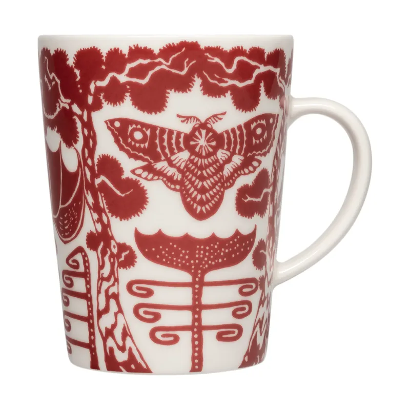Taika Becher 40 cl Geschenkverpackung Yö granatrot von Iittala – Produktfoto