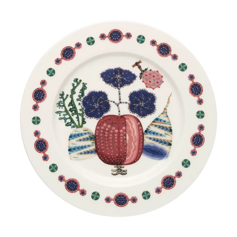 Taika Sato Teller Ø22 cm Weiß-bunt by Iittala – product photo