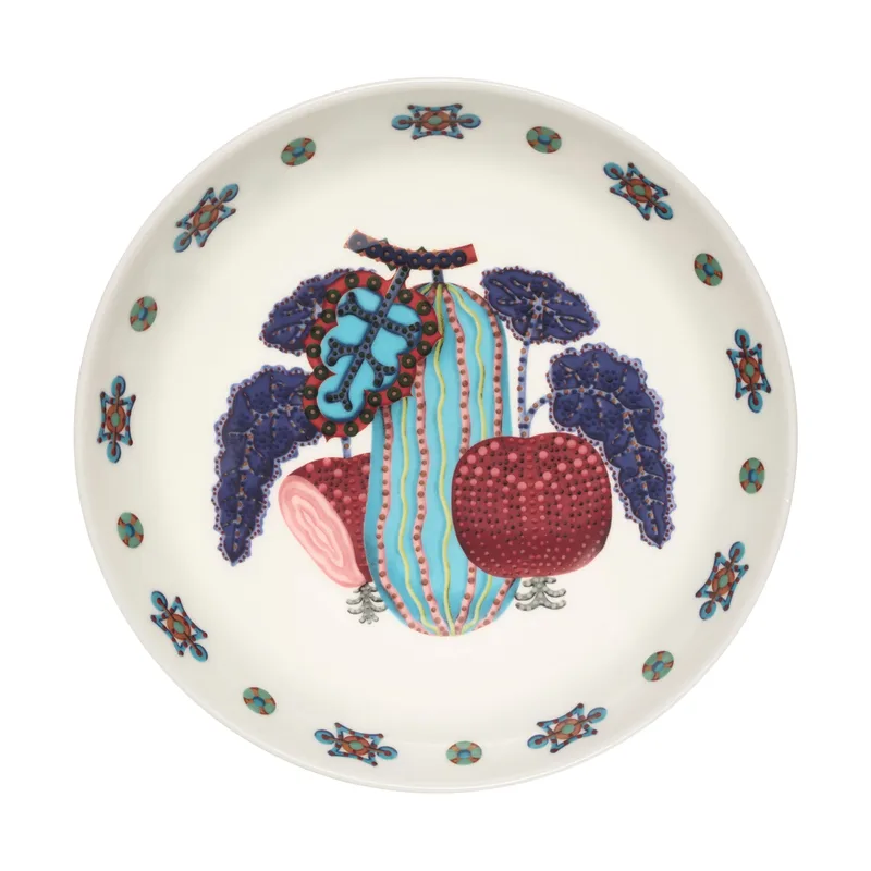Taika Sato tiefer Teller Ø20 cm Weiß-bunt by Iittala – product photo
