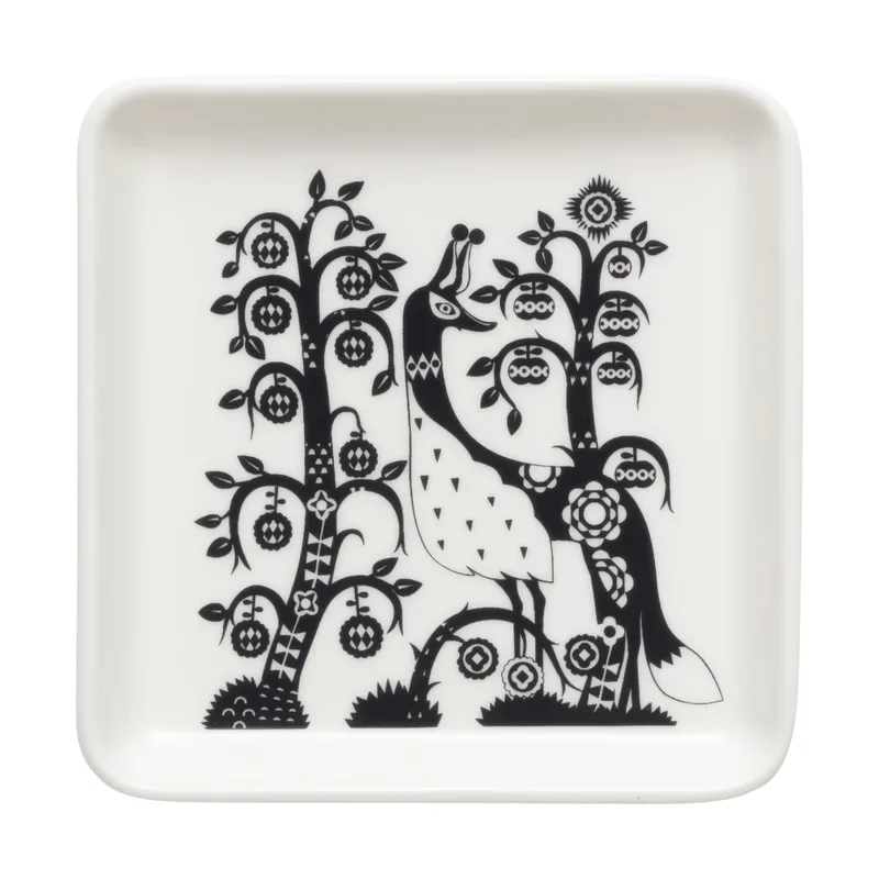 Taika Teller 12x12 cm Schwarz by Iittala – product photo