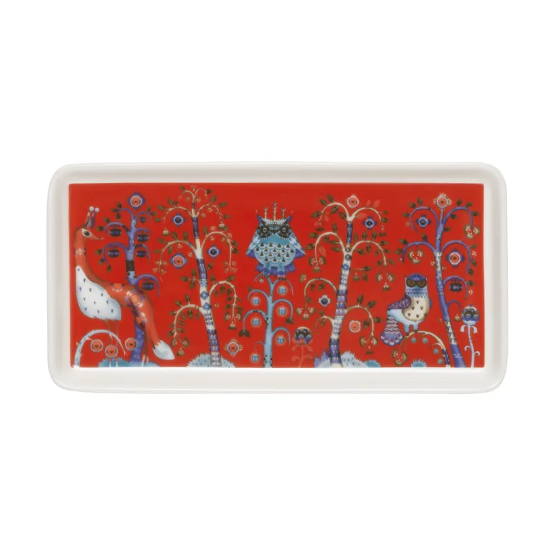 Taika Teller 12x24 cm Rot van Iittala – productfoto
