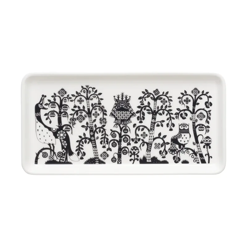 Taika Teller 12x24 cm Schwarz by Iittala – product photo