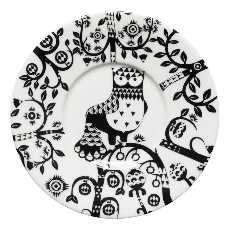 Taika Untertasse für Kaffeetasse Schwarz från Iittala – produktbild
