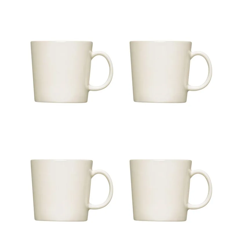 Teema Beker 0.3l wit, per 4 de Iittala en Gebroken wit – photo du produit
