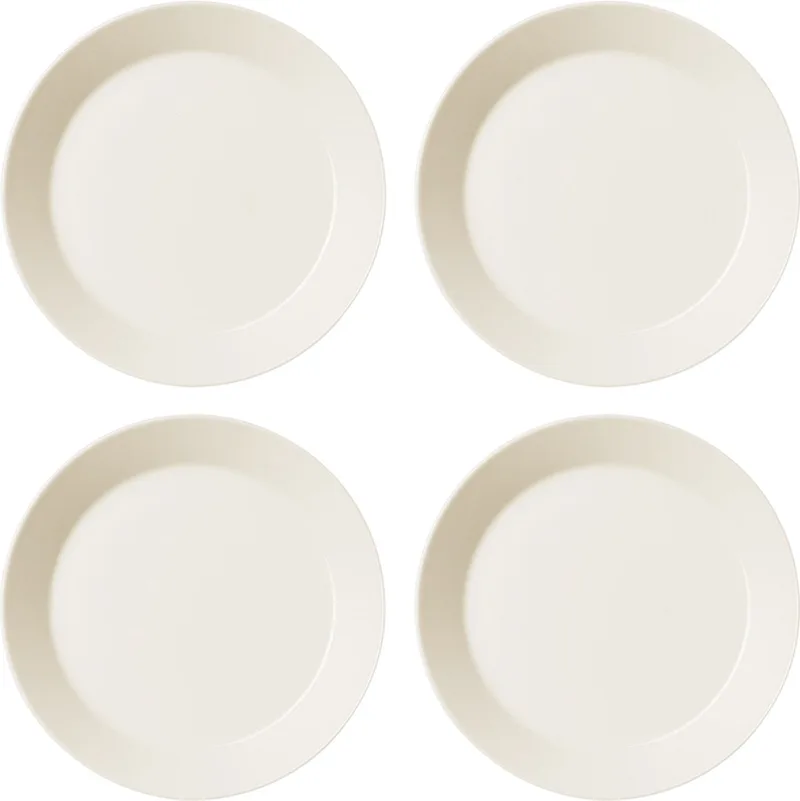 Teema Borden 21 cm wit, per 4 von Iittala in Gebroken wit – Produktfoto