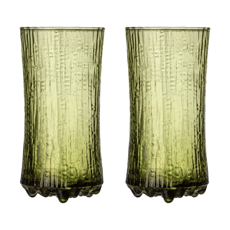 Ultima Thule Champagnerglas finnischer Sand 18 cl 2er-Pack Grün by Iittala – product photo