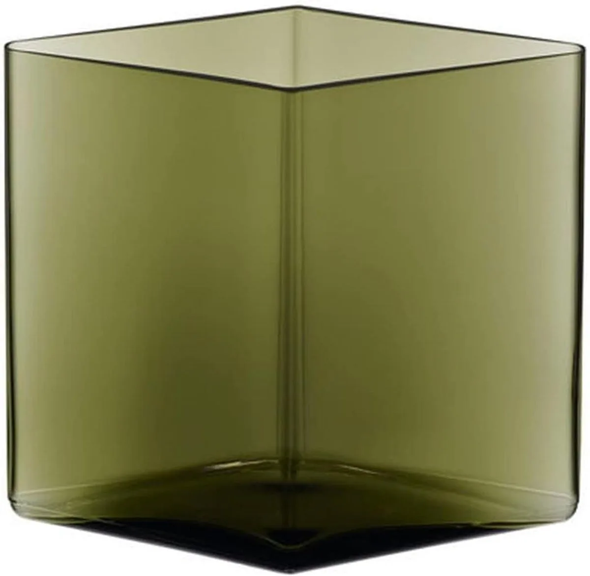 Vaas - Mondgeblazen Glas - Mosgroen - 20,5 x 18 cm de Iittala – photo du produit
