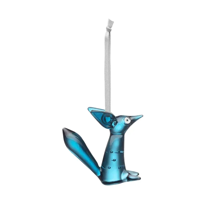 Vulpes Glasdekoration 8 cm Stahlblau van Iittala – productfoto