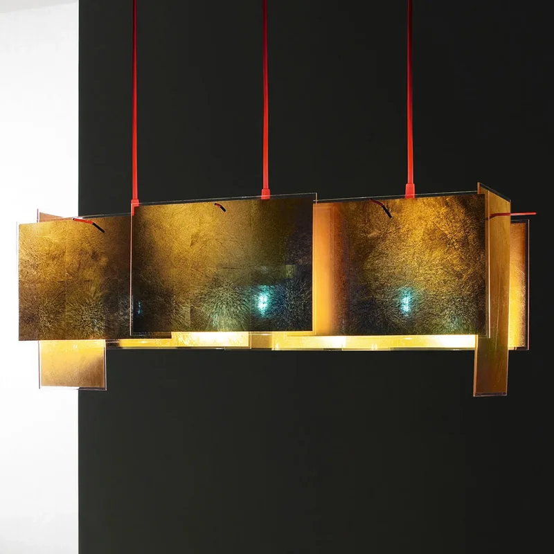 24 Karat Blau M Hanglamp 450cm - Ingo Maurer - Woonkamer - Designer - Kunststof de Ingo Maurer – photo du produit
