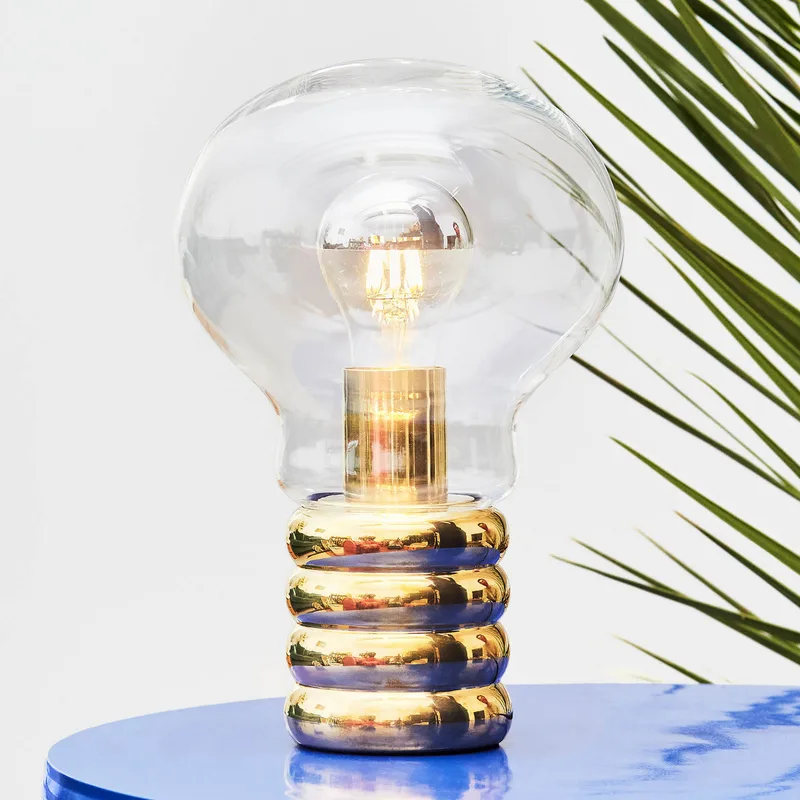 Bulb Brass tafellamp - Ingo Maurer - Woonkamer - Designer - Metaal by Ingo Maurer – product photo