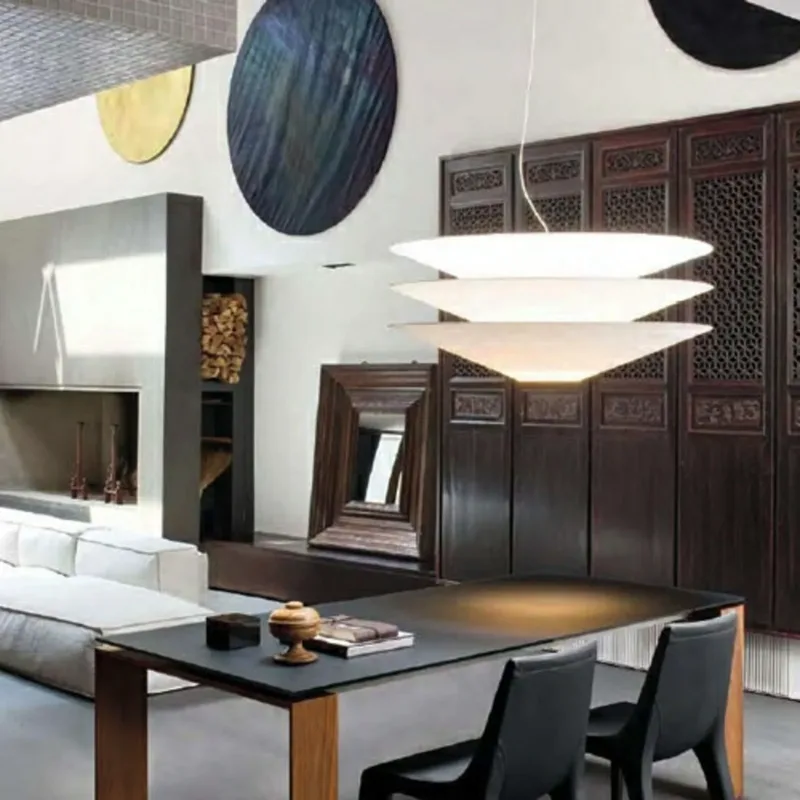 Floatation 2 Hanglamp Ø100 2m - Ingo Maurer - Woonkamer - Designer - Papier / Karton - 1 lamp by Ingo Maurer – product photo
