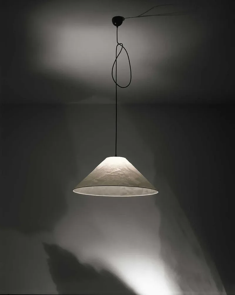 Knitterling 450cm Hanglamp - Ingo Maurer - Woonkamer - Papier / Karton von Ingo Maurer – Produktfoto